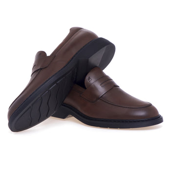 Hogan H576 Mokassin aus gealtertem Leder - 4