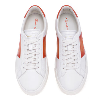 Santoni Double Buckle-Sneaker aus Leder - 5