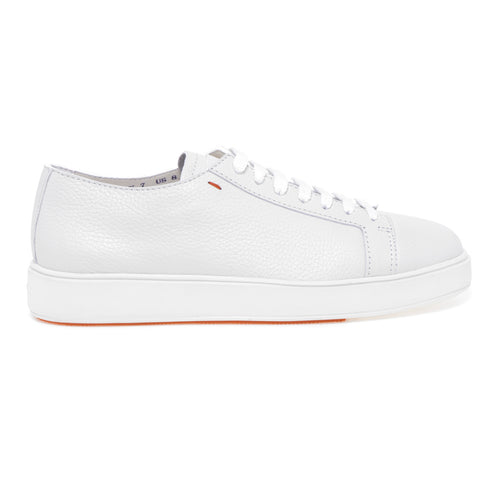 Santoni sneakers in hammered leather