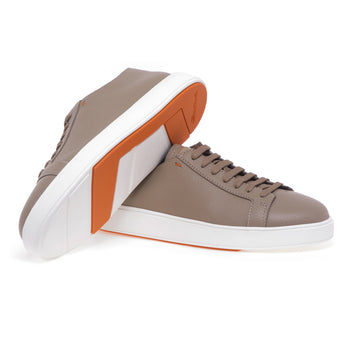 Santoni-Sneaker aus gehämmertem Leder - 4