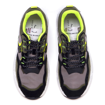 Voile Blanche Club 18 sneaker in suede and fabric - 5