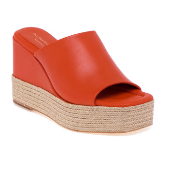 Paloma Barcelò "Juno" sabot in leather with rope wedge - 4