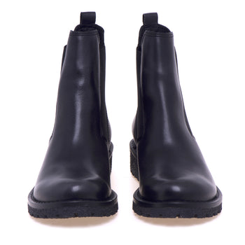 Felmini Chelsea-Stiefel aus Leder mit Vintage-Effekt und Gummisohle - 5
