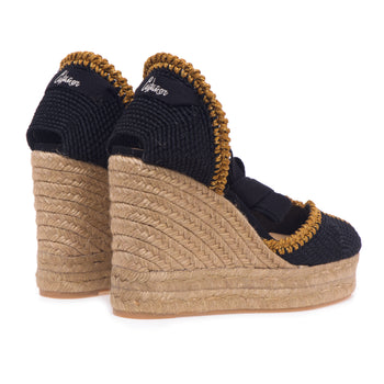 Espadrillas Castaner Coeur in tesssuto fantasia con zeppa 110 mm - 3