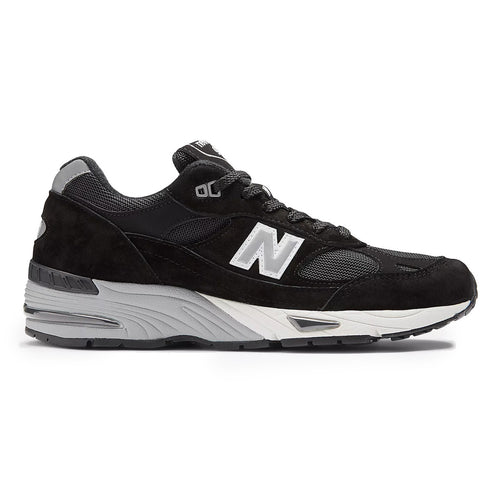 New Balance 991 suede and fabric trainer
