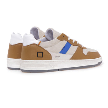 Sneaker D.A.T.E. Court 2.0 Pop in camoscio e pelle - 3