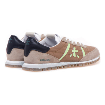 Sneaker Premiata Sean in camoscio e tessuto - 3