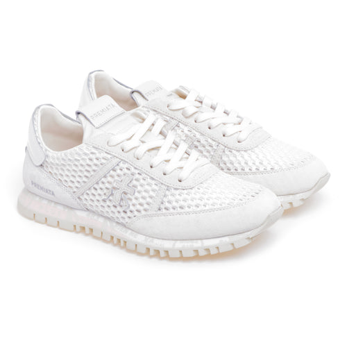 Sneaker Premiata Sean in camoscio e tessuto retinato - 2
