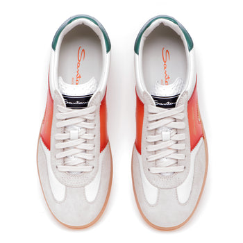 Sneaker Santoni DBS Olympic in pelle sfoderata - 5