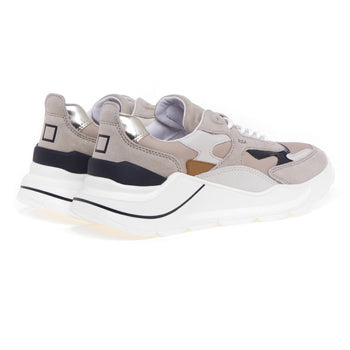Sneaker D.A.T.E. Fuga in camoscio e tessuto - 3