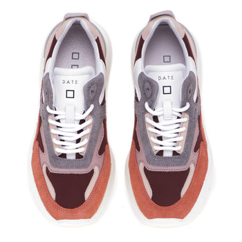 Sneaker D.A.T.E. Fuga Hairy in camoscio e tessuto - 5