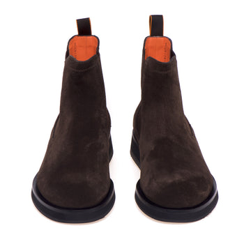 Chelsea boot Santoni in camoscio - 5