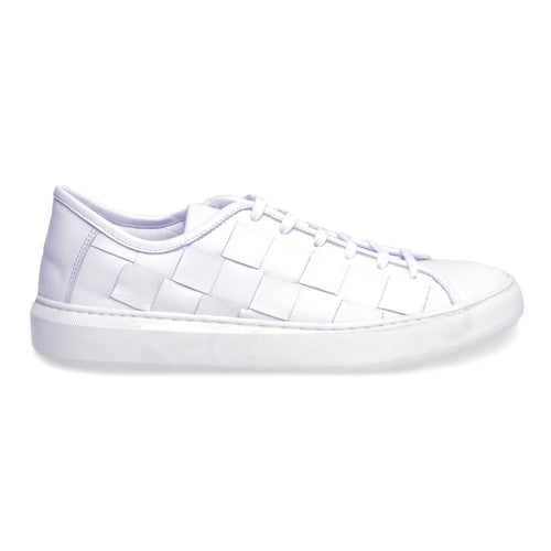 Sneaker Pawelk's in pelle con maxi intreccio