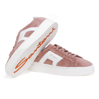 Santoni Double Buckle-Sneaker aus Wildleder - 4