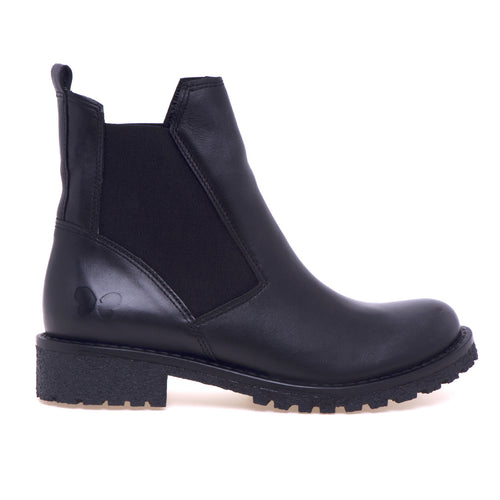 Felmini Chelsea-Stiefel aus Leder mit Vintage-Effekt und Gummisohle