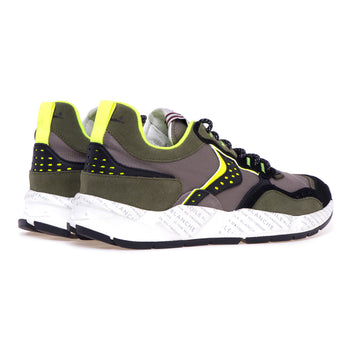 Voile Blanche Club 18 sneaker in suede and fabric - 3