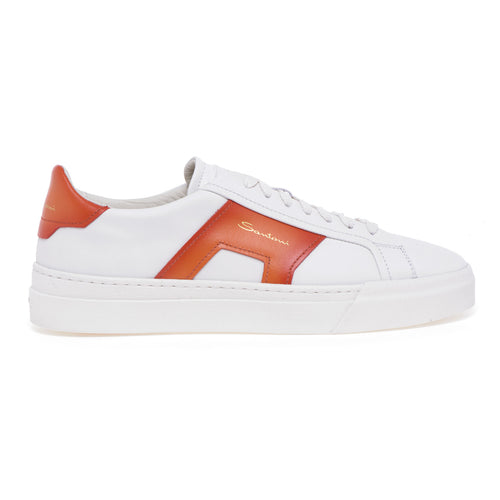 Santoni Double Buckle-Sneaker aus Leder - 1