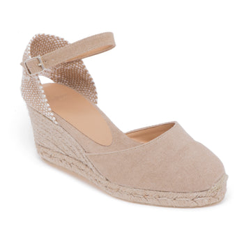 Espadrillas Castaner Carol/6 in canvas con zeppa 70 mm - 4