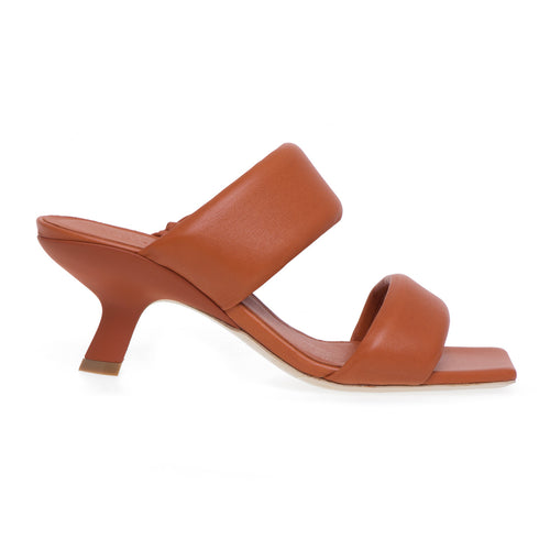 Vic Matiè leather slipper with "slash" heel - 1