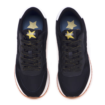 Sneaker Sun68 Stargirl Animal in camoscio e tessuto con inserto in cavallino - 5