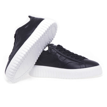 Hogan H-stripes sneaker in leather - 4