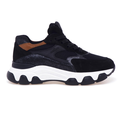 Hogan Hyperactive Sneaker aus Wildleder und Stoff