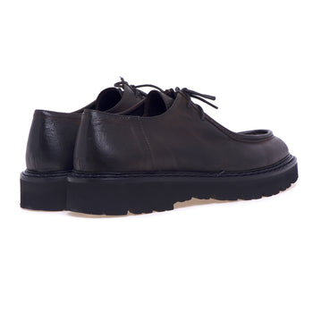 Stringata Pawelk's in pelle con suola in gomma e cucitura norvegese - 3