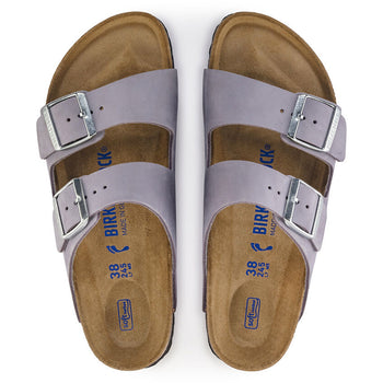 Ciabatta Birkenstock Arizona in pelle con plantare soft - 5