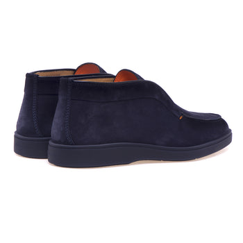 Santoni ankle boots in suede without laces - 3