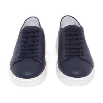 Santoni-Sneaker aus gehämmertem Leder - 5