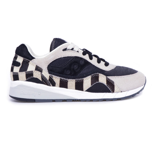 Saucony Shadow 6000 "Racoon" sneaker in suede, ponyskin and fabric