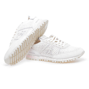 Sneaker Premiata Sean in camoscio e tessuto retinato - 4