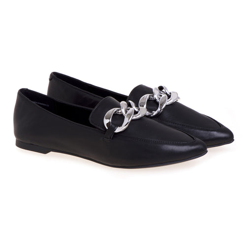 Steve Madden leather slipper with maxi chain - 2