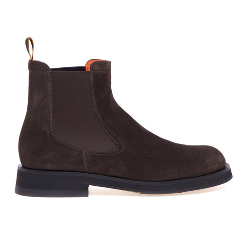 Santoni suede Chelsea boot