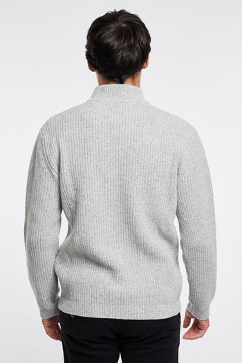 Daniele Fiesoli English ribbed turtleneck in wool blend - 5