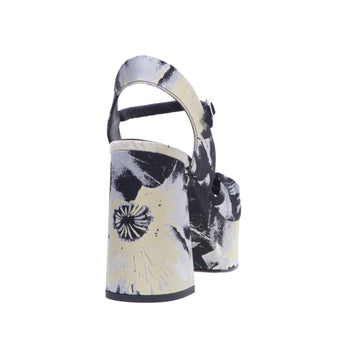 Vic Matiè sandal in floral fabric with 120 mm heel - 4