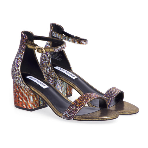 Steve Madden Sandale mit mehrfarbigen Strasssteinen und 55 mm Absatz - 2