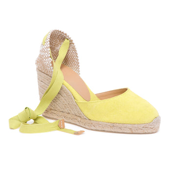 Espadrillas Castaner Carina/8 in canvas con zeppa 90 mm - 4