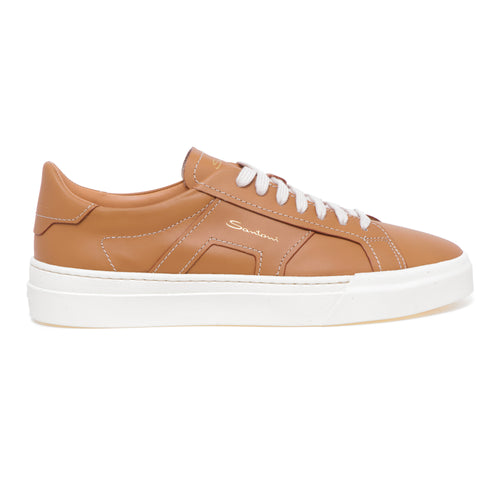 Sneaker Santoni DBS in pelle anticata - 1