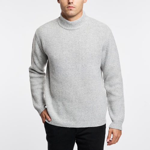 Daniele Fiesoli English ribbed turtleneck in wool blend