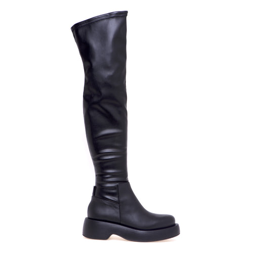 Paloma Barcelò-Stiefel aus Leder mit Stretch-Obermaterial - 1