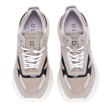 Sneaker D.A.T.E. Fuga in camoscio e tessuto - 5