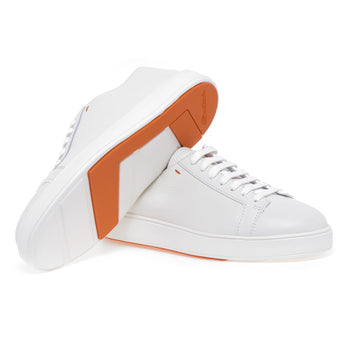 Santoni sneakers in hammered leather - 4