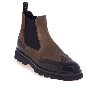 Doucals Chelsea-Stiefel aus gebürstetem Leder und Wildleder - 4