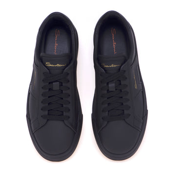 Santoni DBS-Sneaker aus Leder - 5