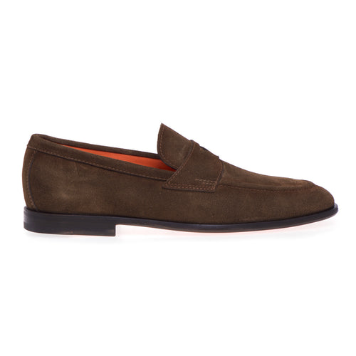 Santoni Mokassin aus Wildleder