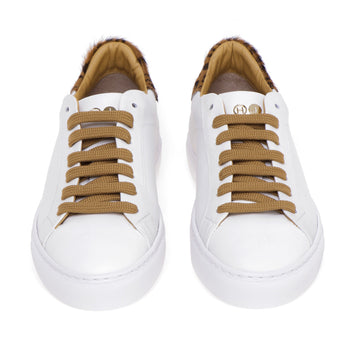 Ledersneaker von Hide & Jack mit gepunkteter Fersenlasche aus Ponyfell - 5
