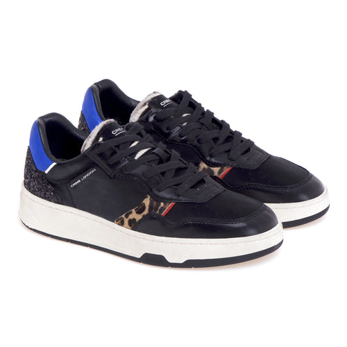 Crime London-Sneaker aus Stoff und Leder - 2