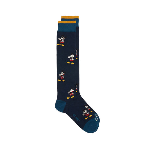 In The Box long socks with "Mickey All Over" pattern