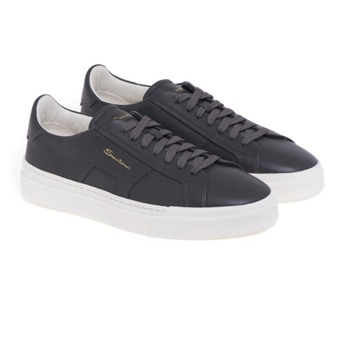 Santoni DBS-Sneaker aus Leder - 2